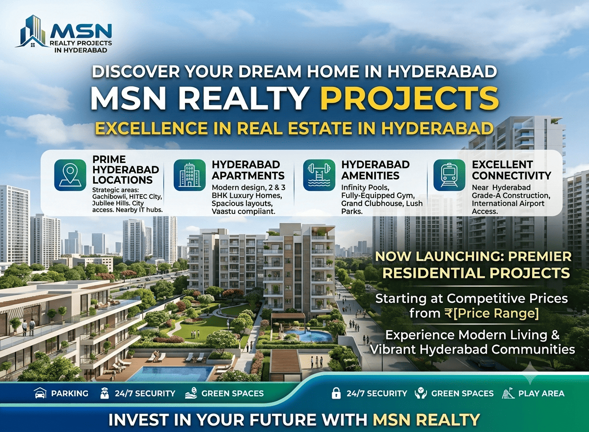 MSN Realty Upcoming Projects in Hyderabad