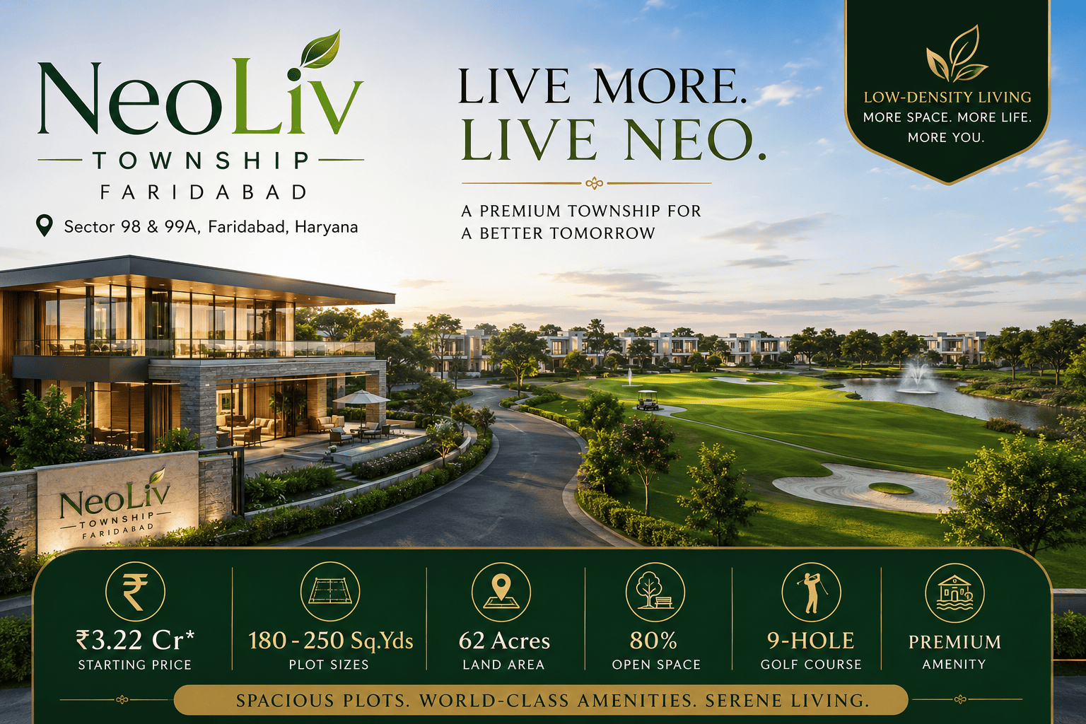 NeoLiv Township Faridabad Premium Plots
