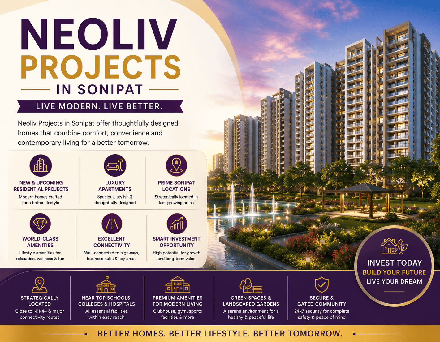 Neoliv Upcoming Projects in Sonipat
