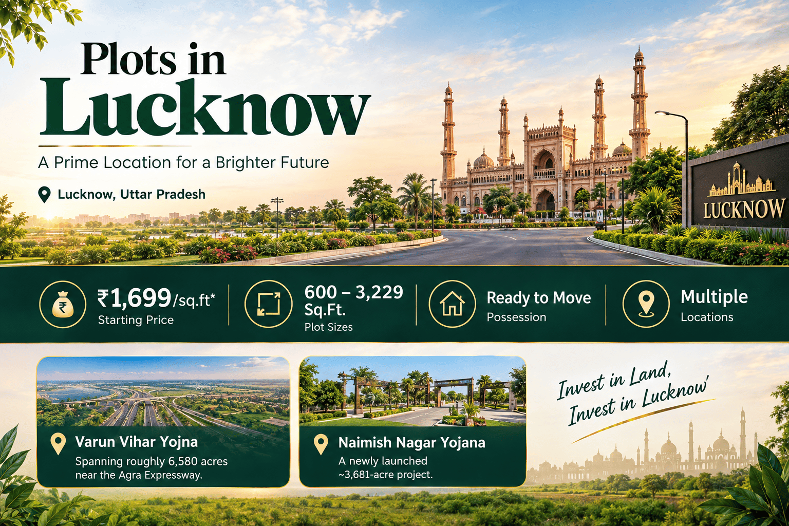 Plots in Lucknow - LDA and RERA Approved Residential Plots