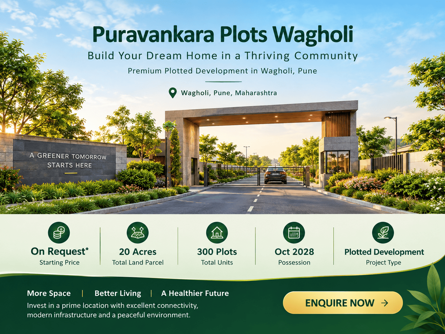 Puravankara Plots Wagholi