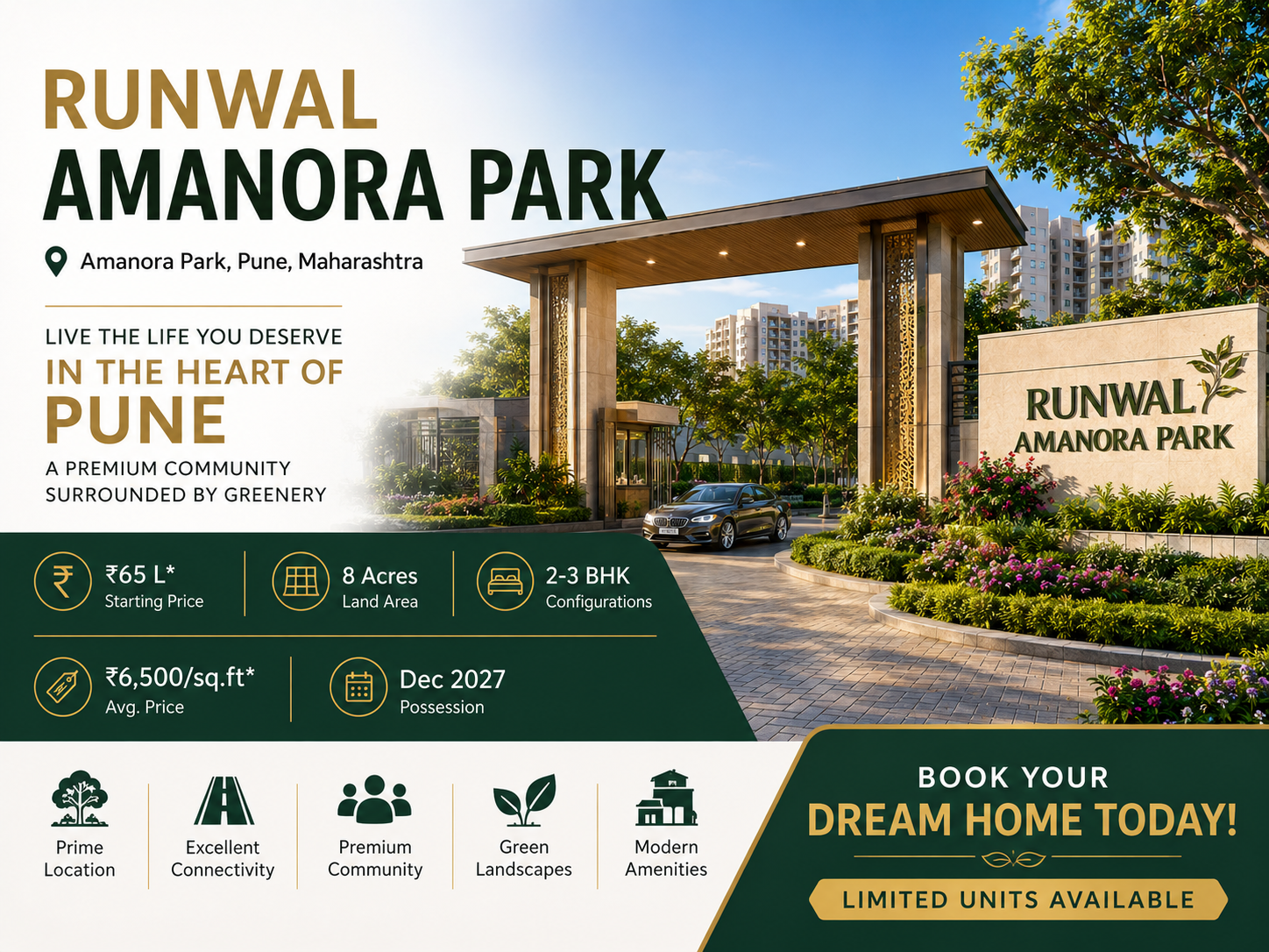 Runwal Amanora Park Pune Premium Apartments