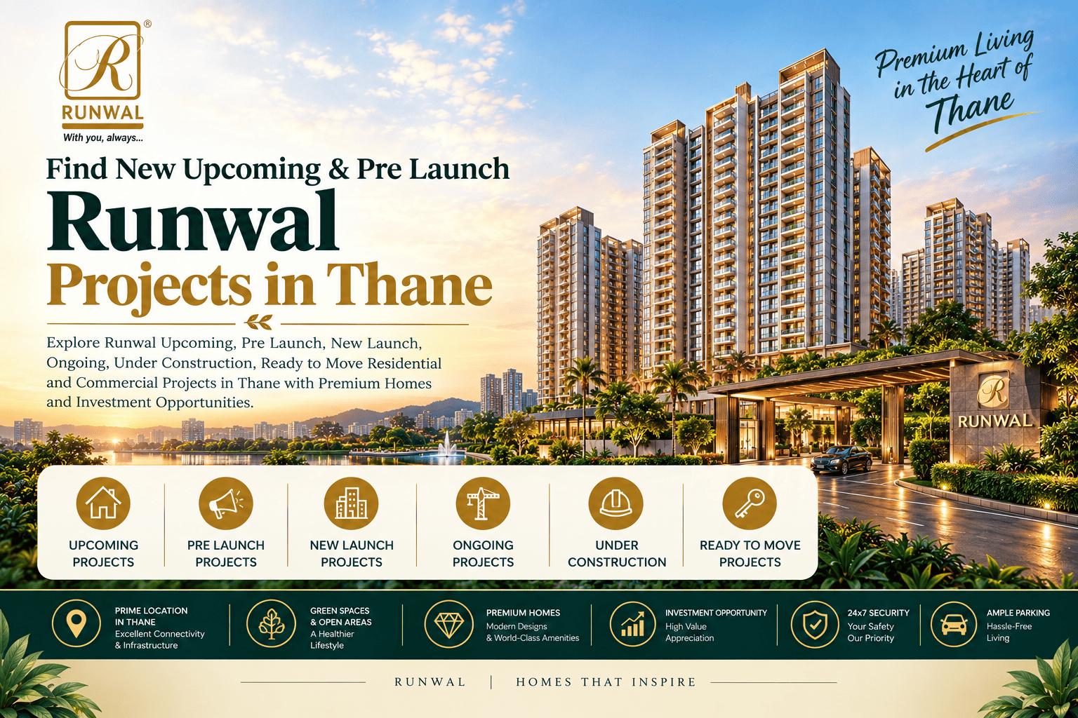 Runwal Upcoming Projects in Thane