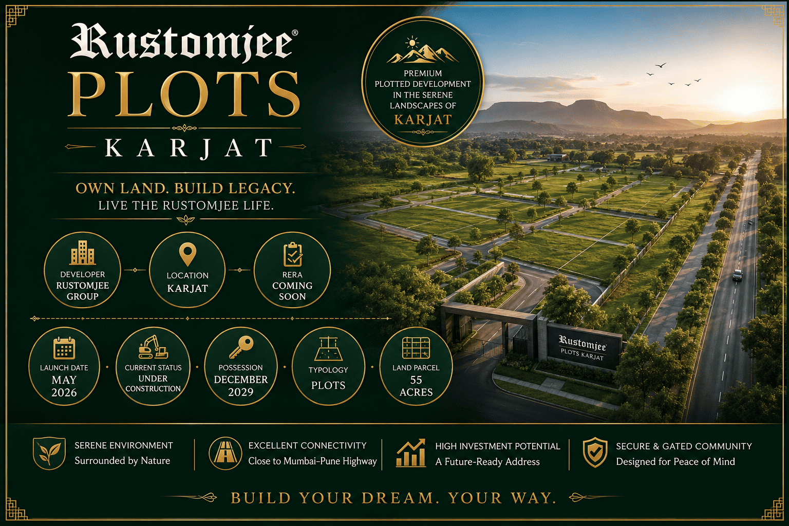 Rustomjee Plots Karjat
