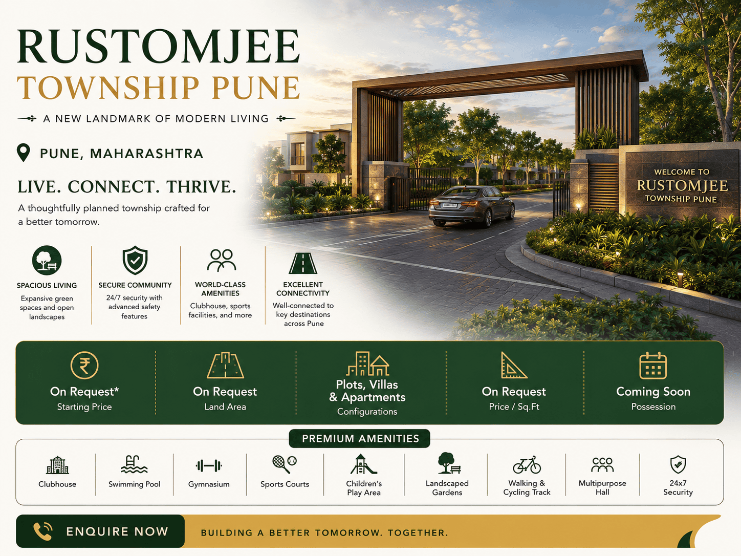 Rustomjee Township Pune Premium Villas Apartments and Plots