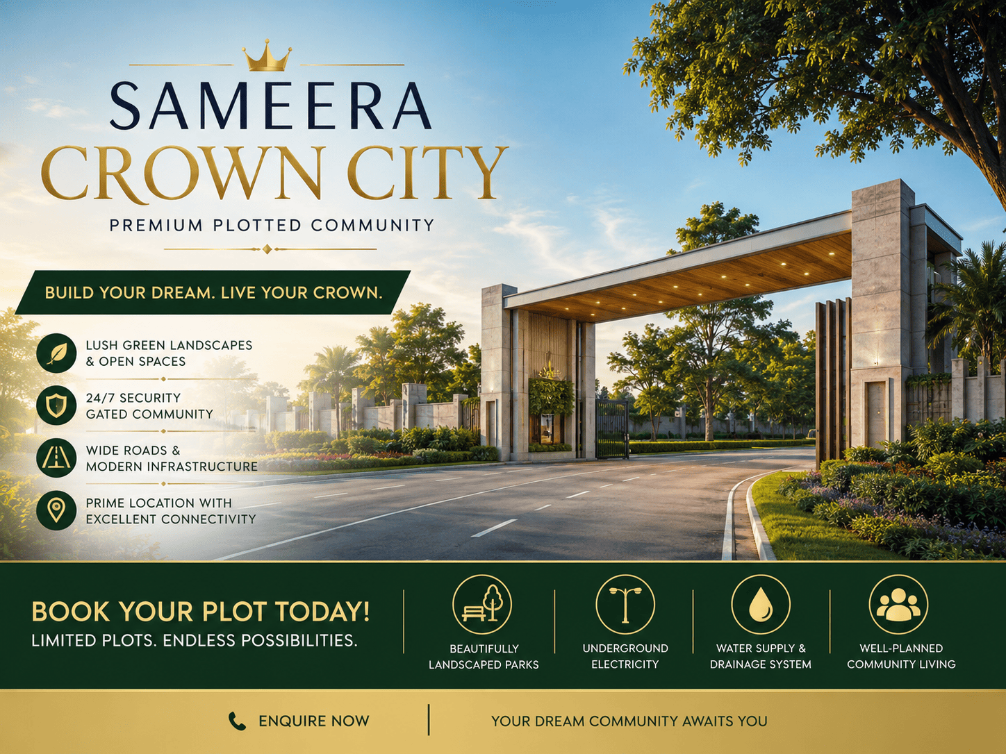 Sameera Crown City Premium Villa Plots in Chennai