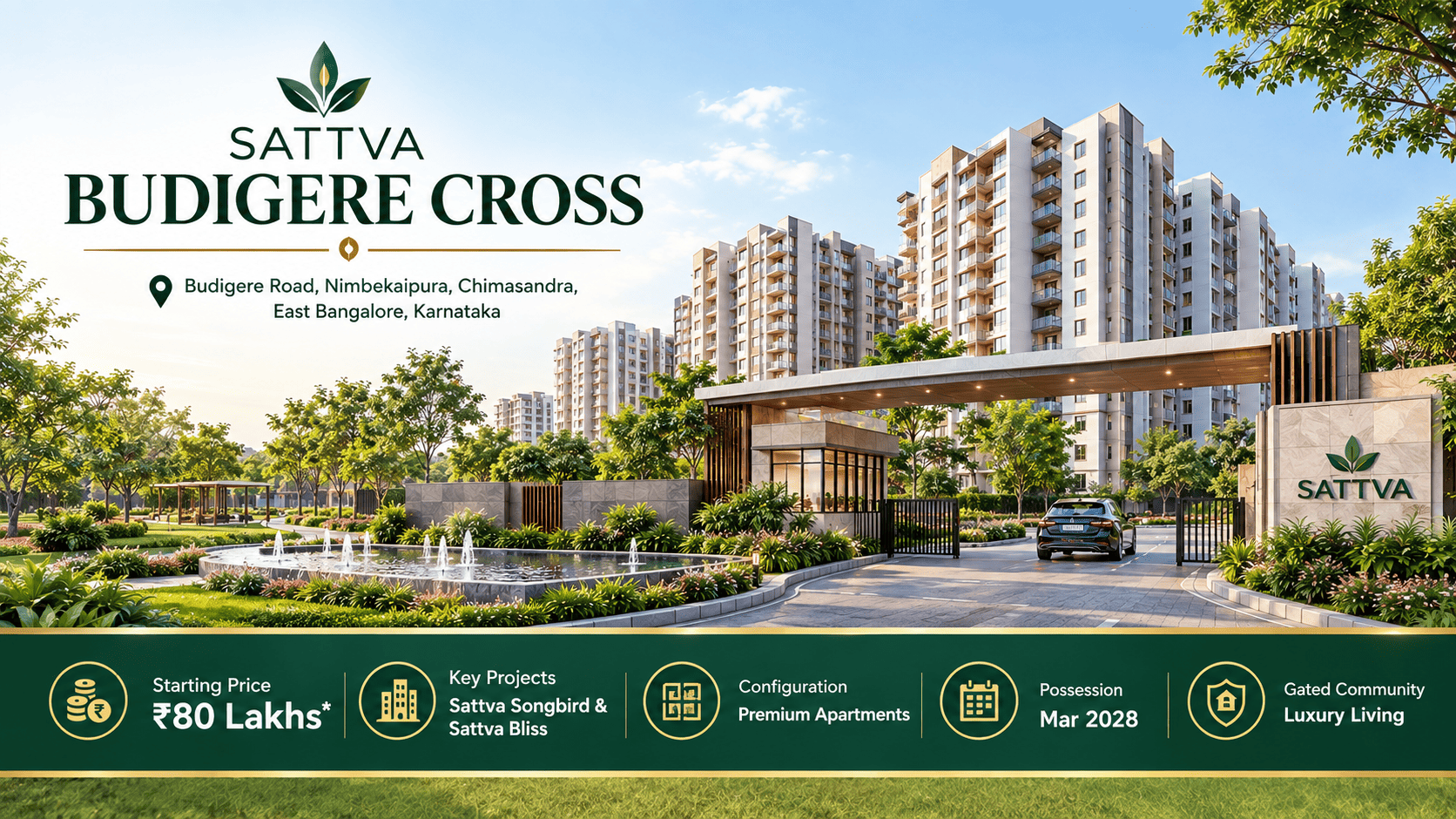 Sattva Budigere Cross