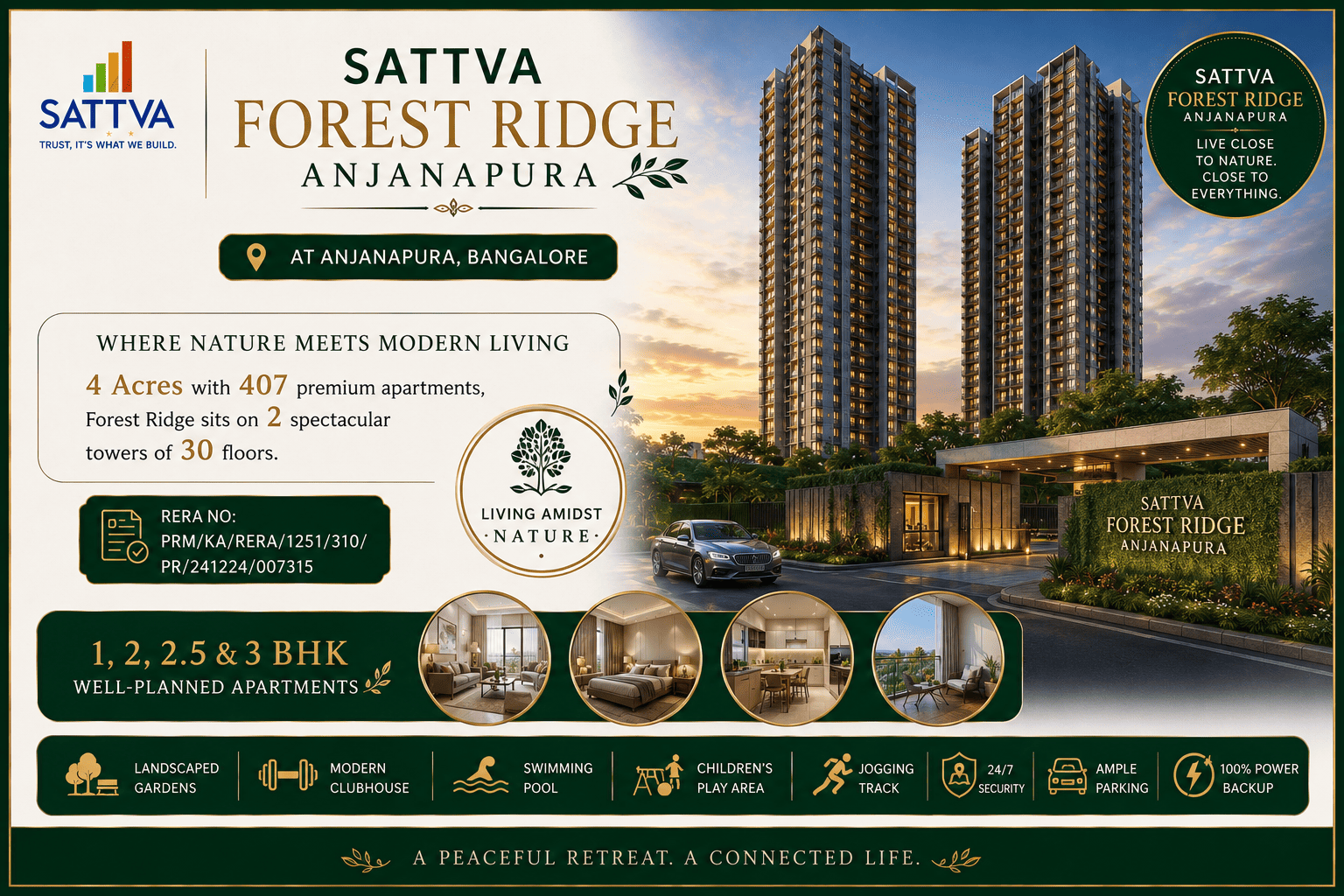 Sattva Forest Ridge Anjanapura