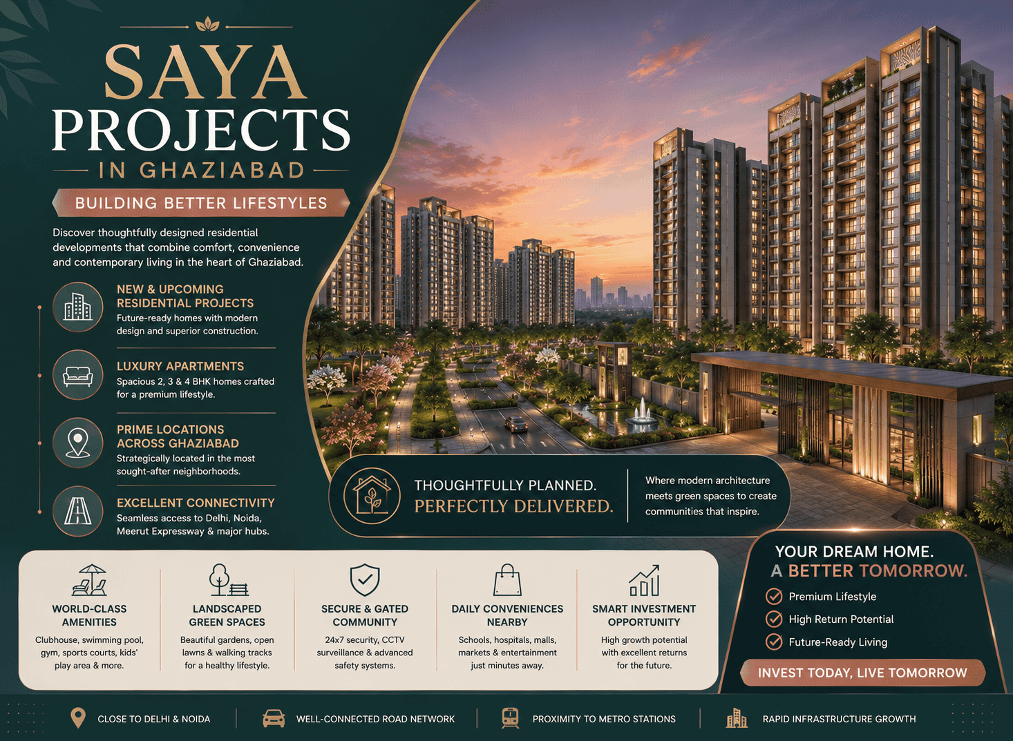Saya Upcoming Projects in Ghaziabad