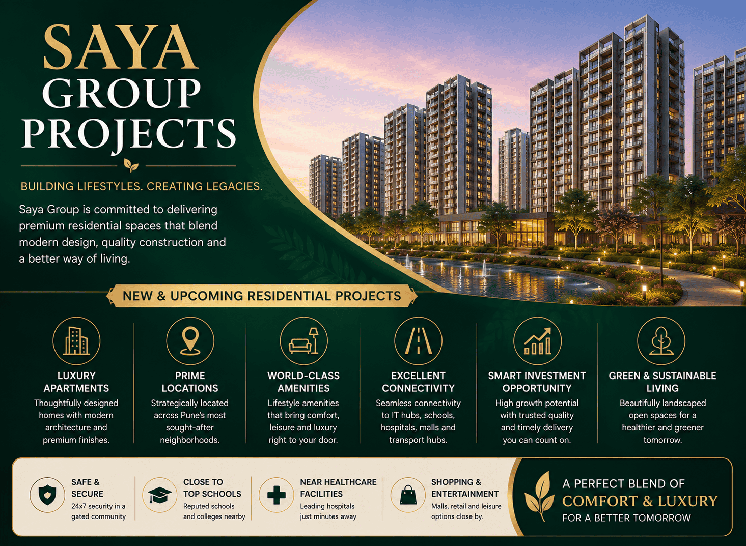 Saya Group Upcoming Projects