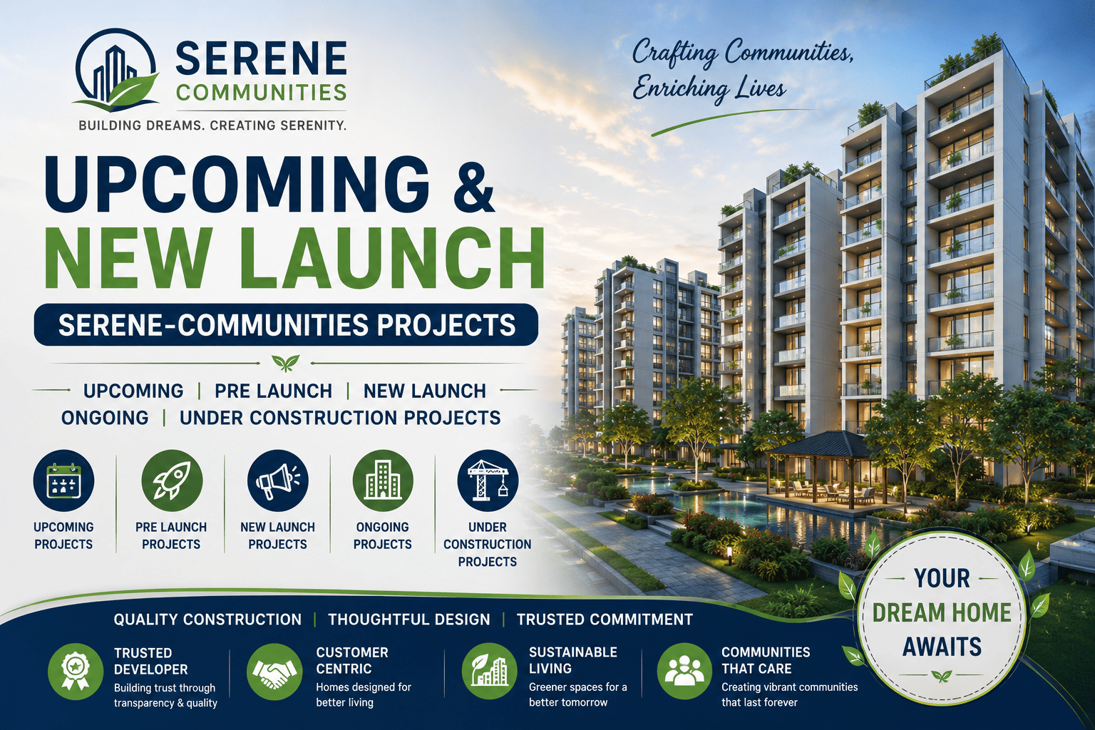 Serene-Communities Upcoming Projects