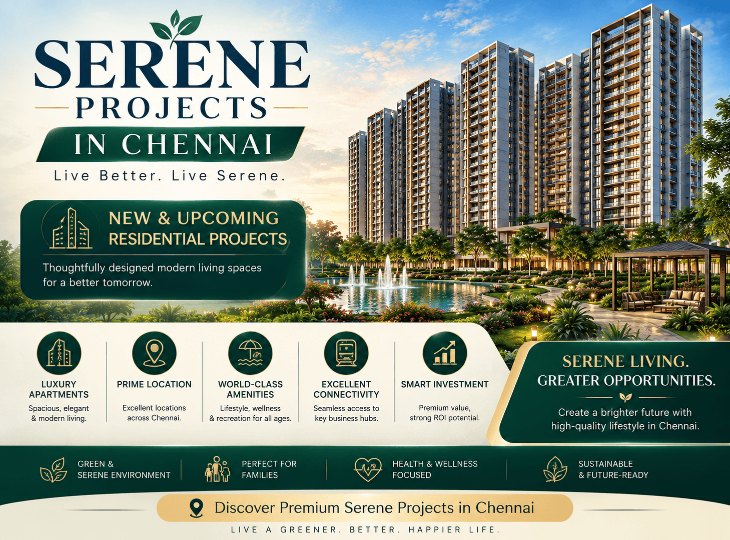 Serene Communities Upcoming Projects in Chennai
