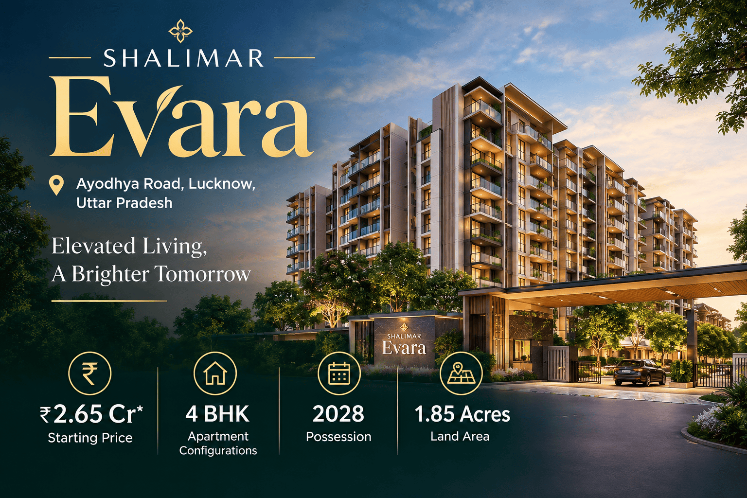 Shalimar Evara Lucknow Luxury Apartments