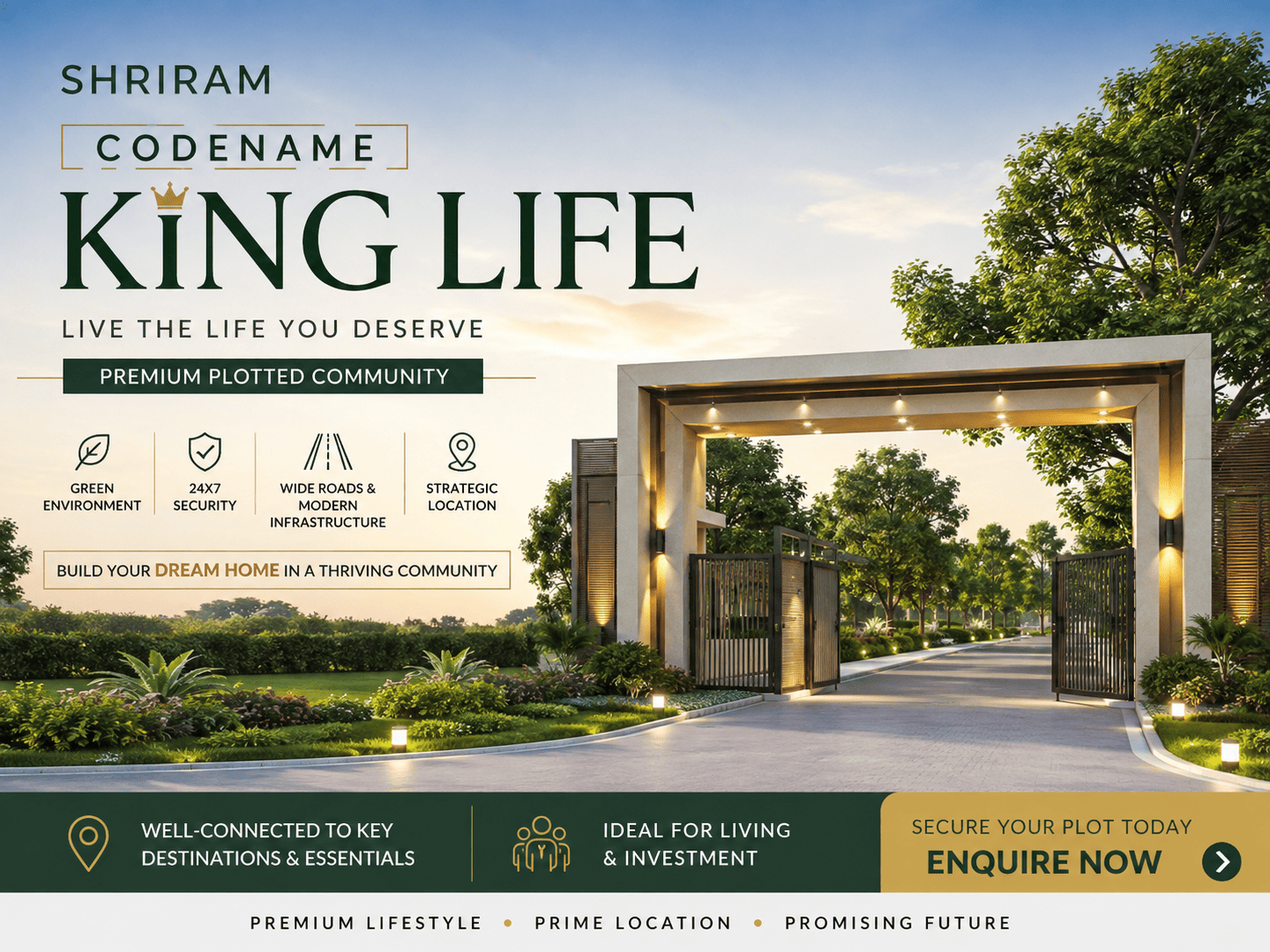Shriram Codename King Life Premium Apartments in Chennai