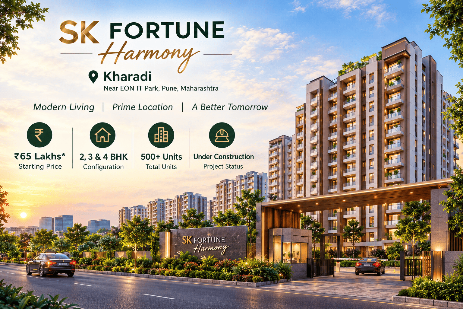 SK Fortune Harmony Kharadi Pune Near EON IT Park
