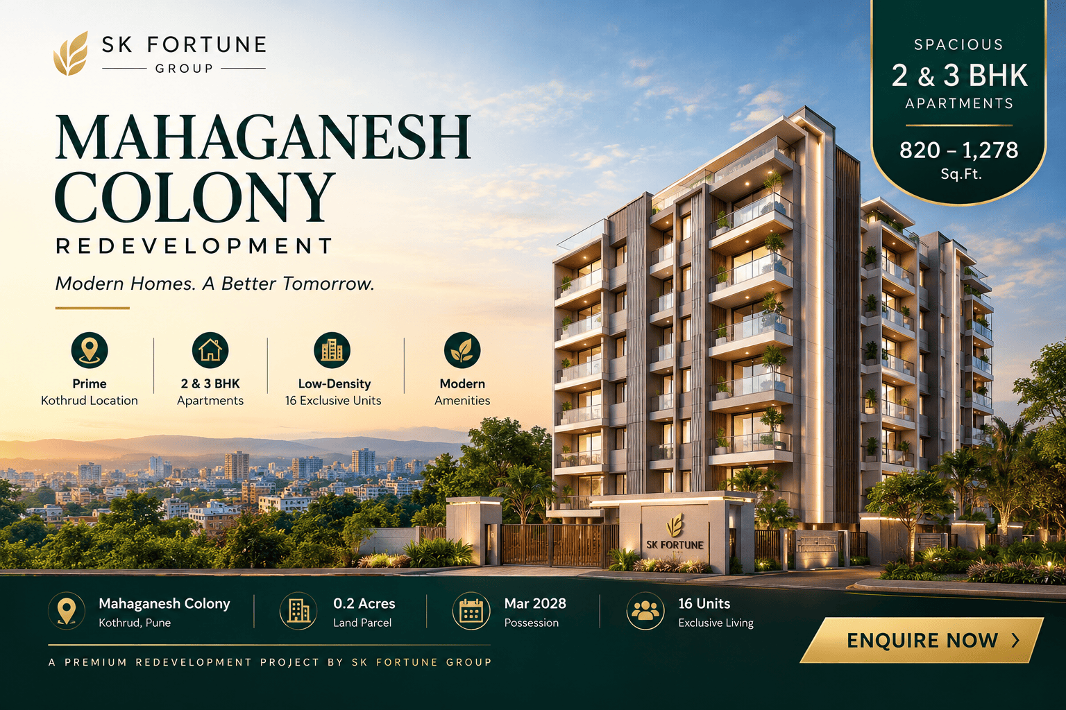 SK Fortune Mahaganesh Colony Redevelopment