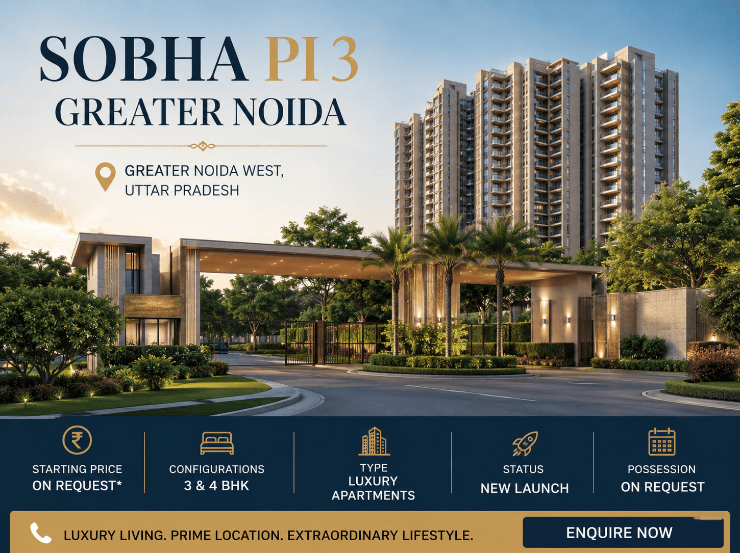 Sobha PI 3 Greater Noida Luxury Apartments