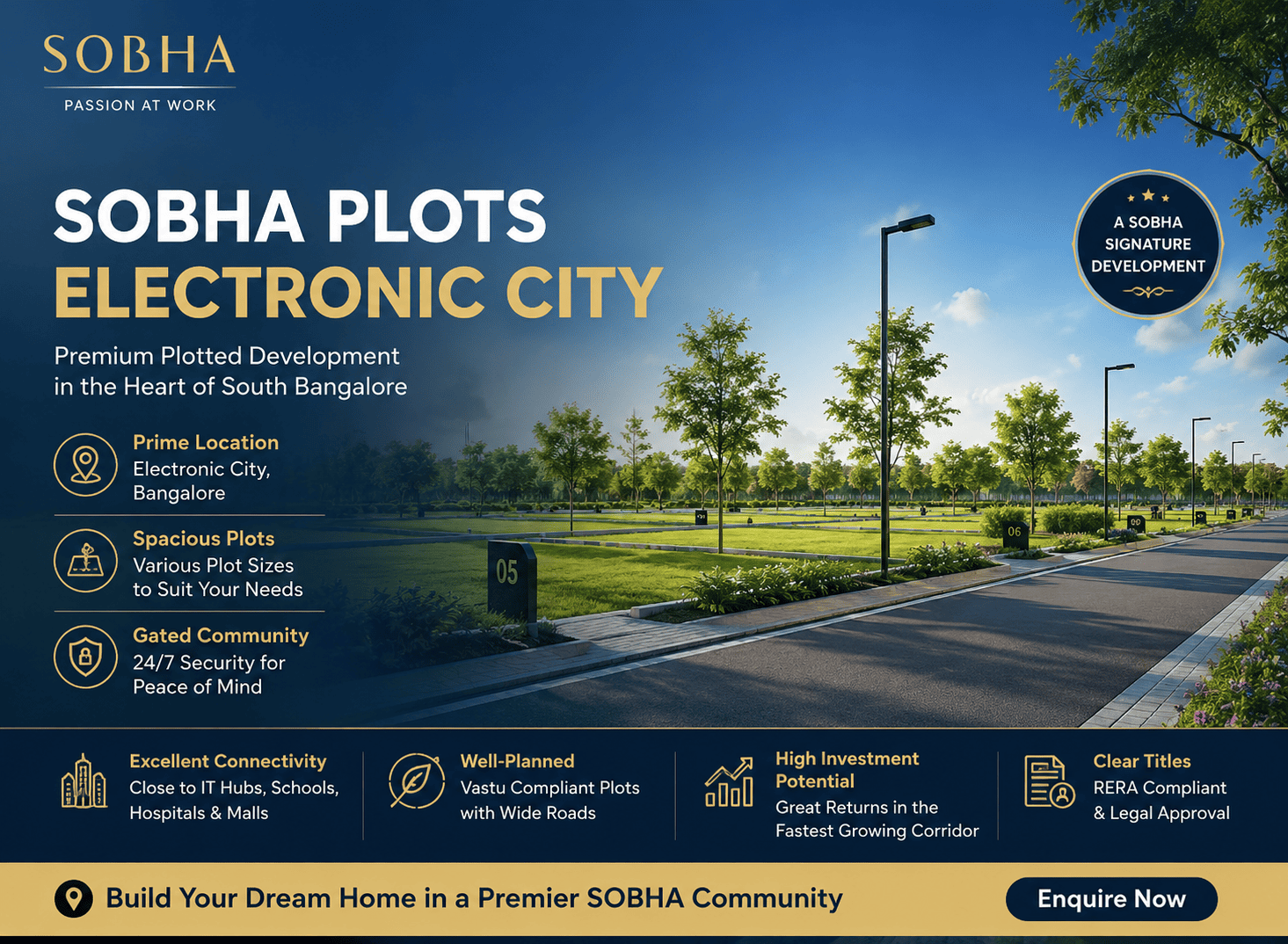 Sobha Plots Electronic City Bangalore Premium Residential Plots