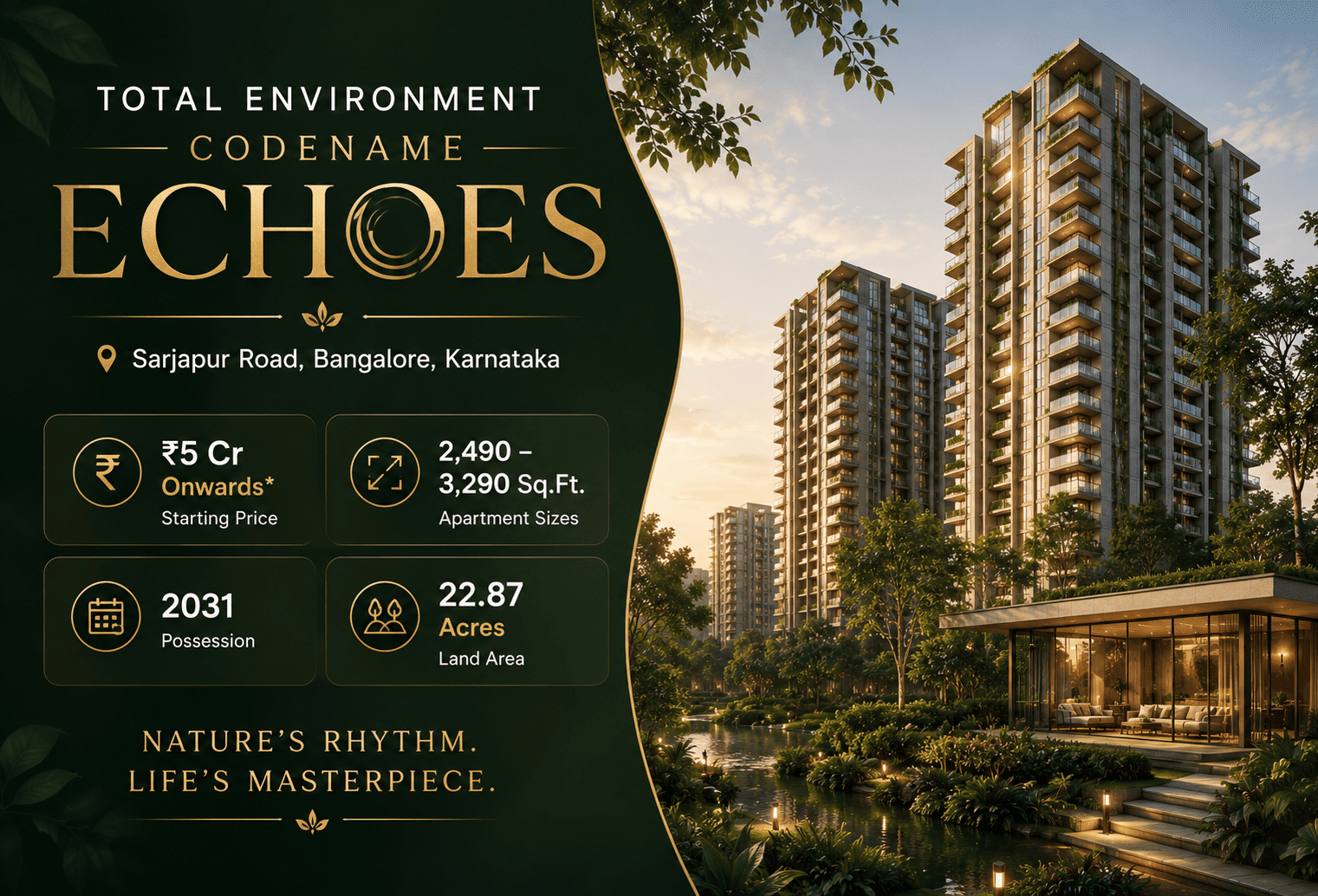 Total Environment Codename Echoes Sarjapur Road