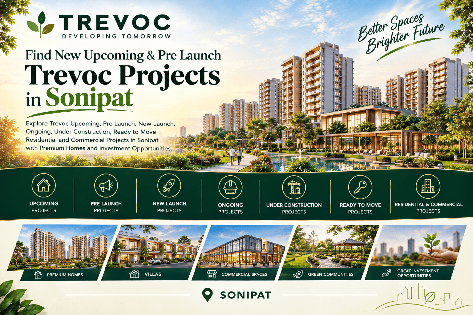 Trevoc Upcoming Projects in Sonipat