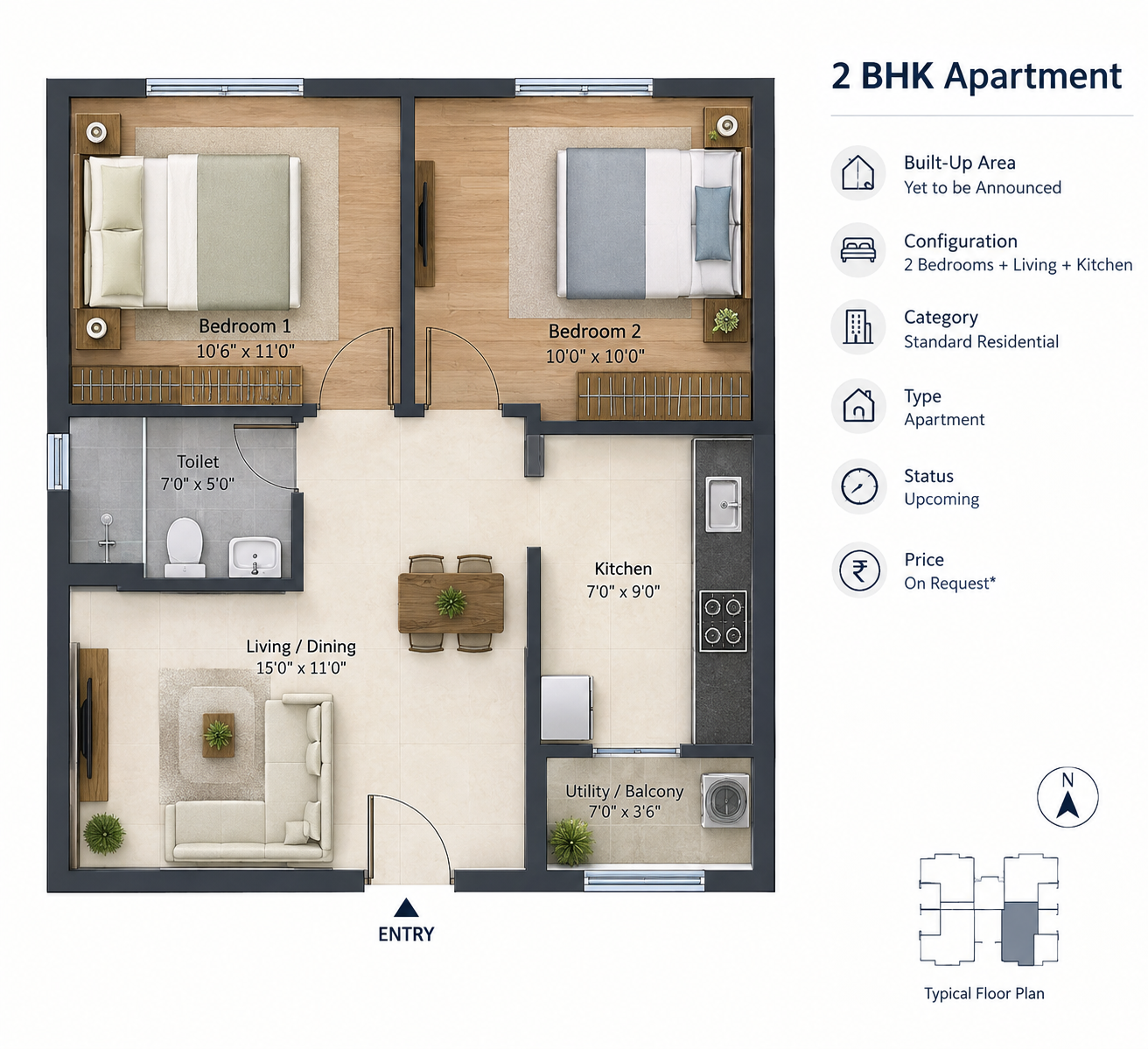 Puravankara Sathanur Residential Units