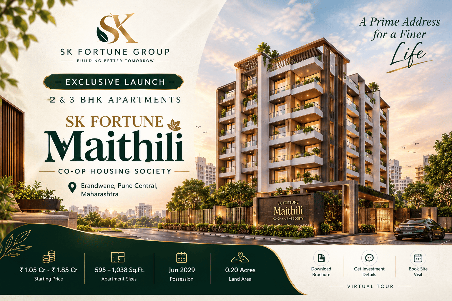 SK Fortune Maithili Co-Op Housing Society Erandwane Pune