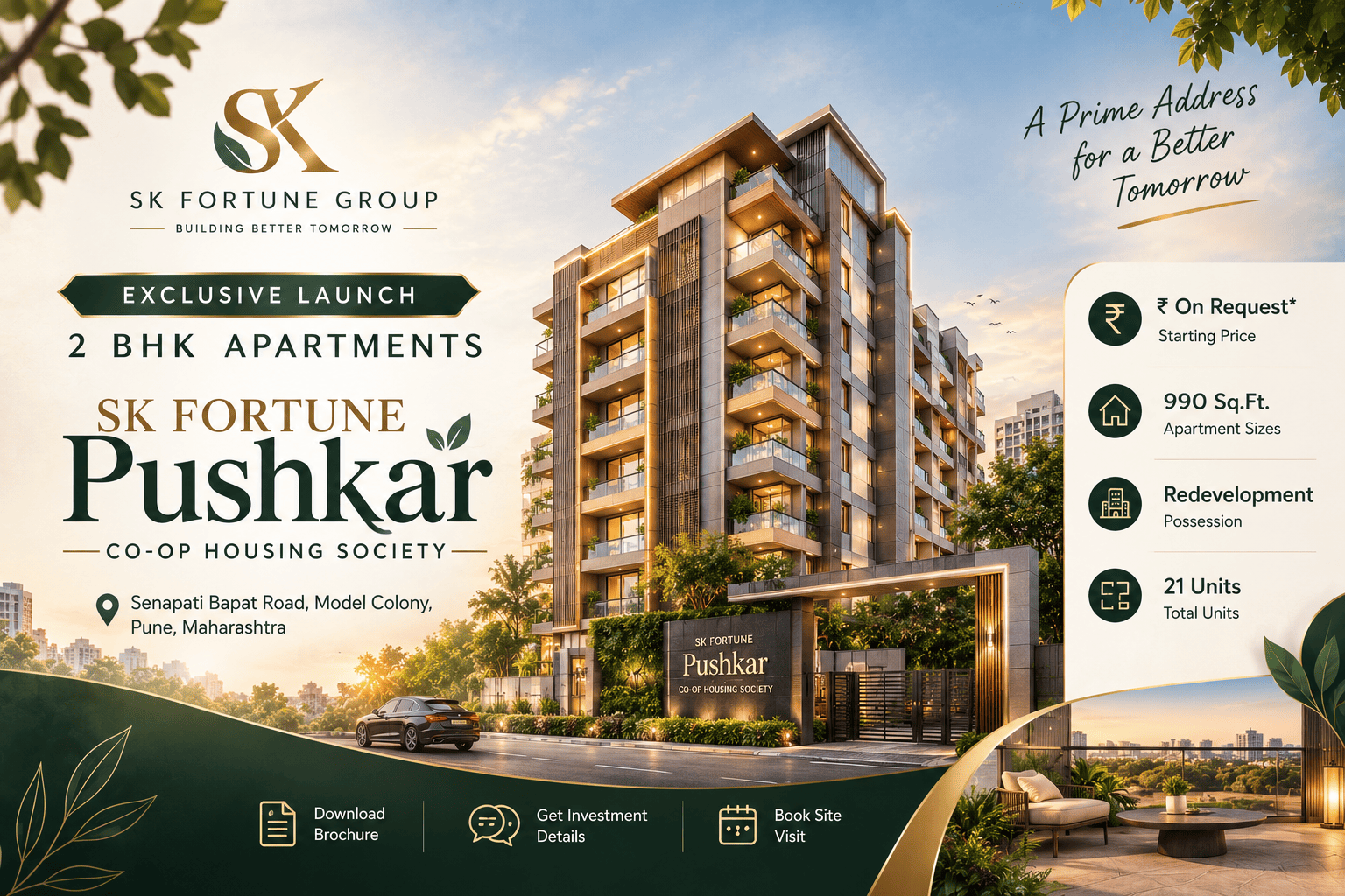 SK Fortune Pushkar Co-Op Housing Society Model Colony Pune