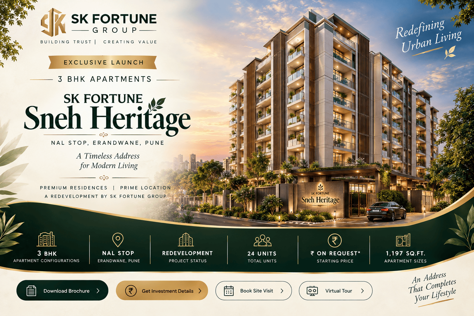 SK Fortune Sneh Heritage Erandwane Pune