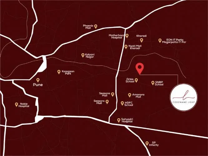 Codename Light Location Map