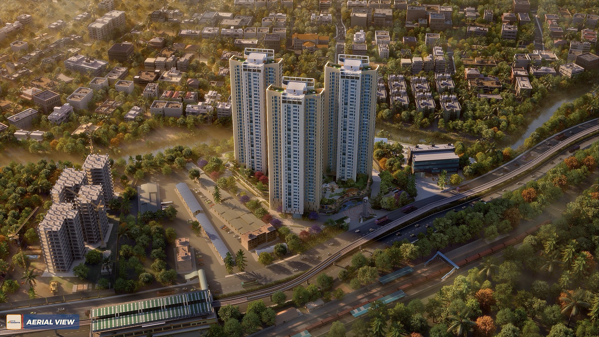 Sattva Jigani banner Image - Premium 3 & 4 BHK Apartments Bangalore